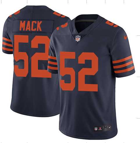 Youth Nike Bears 52 Khalil Mack Navy Throwback Vapor Untouchable Limited Jersey Dzhi,We sell and wholesale Youth Nike Bears 52 Khalil Mack Navy Throwback Vapor Untouchable Limited Jersey Dzhi on line form chian!